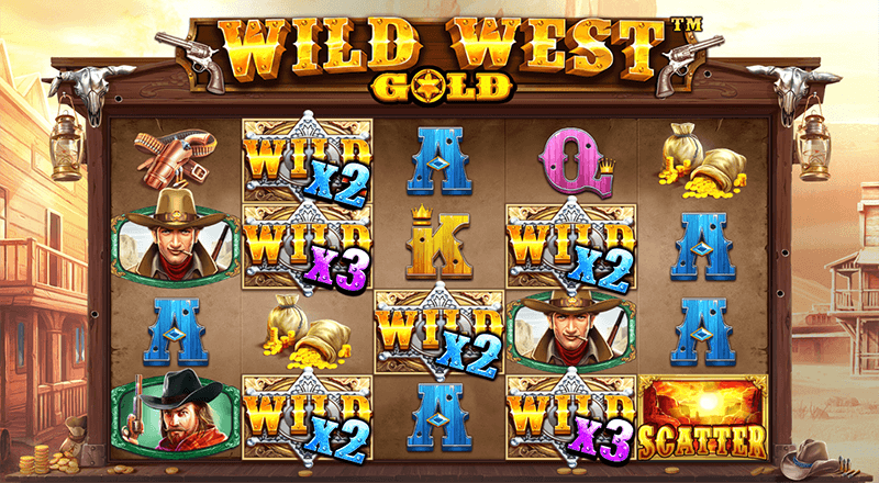 Wild West Gold вилды с множителями